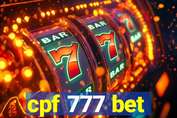 cpf 777 bet